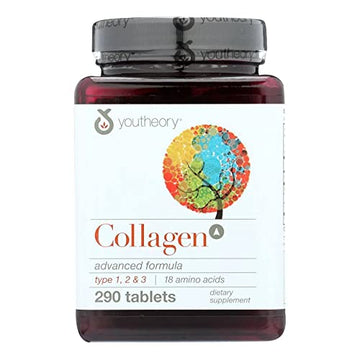 YOUTHEORY Collagen - Advanced Formula 290 Tablets YouTheory Au supplements