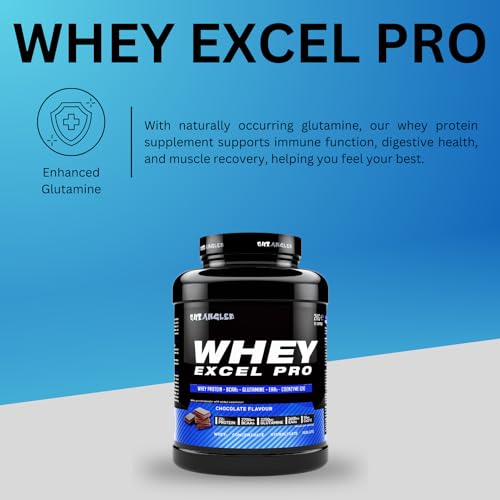 Out Angled Whey Excel Pro Whey Protein Powder Vanilla Flavour, 2kg, 66 Servings, High Protein Powder OUT ANGLED Au supplements