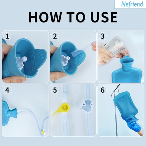 Nefriend-2L Enema Bag - Colon Cleanse - Constipation Relief - Vaginal Cleanse - Men's Health Msupps.com Au supplements