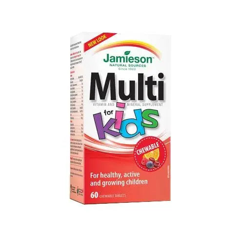 Jamieson Multivitamin for Kids, 60 chewable tabs Jamieson Laboratories Au supplements