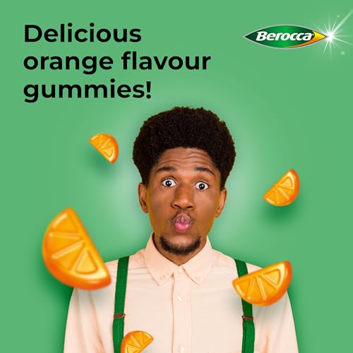 Berocca Immuno Gummy Vitamins, Orange Flavour, Bursting with Immune System Berocca Au supplements