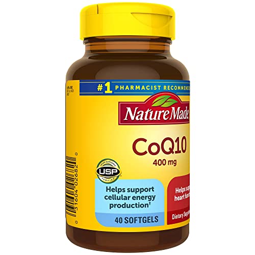 Nature Made CoQ10 400mg, Dietary Supplement for Heart Health Support, 40 Softgels Nature Made Au supplements