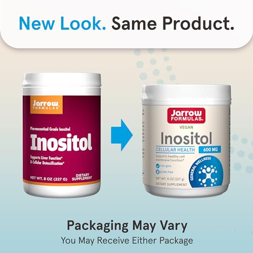 Jarrow Formulas Inositol 600 mg, Dietary Supplement for Cellular Health Support, 8 oz Jarrow Formulas Au supplements