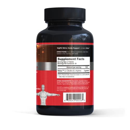 VigRx Nitric Oxide Support Velox Tablets (1) Heath Secret Au supplements
