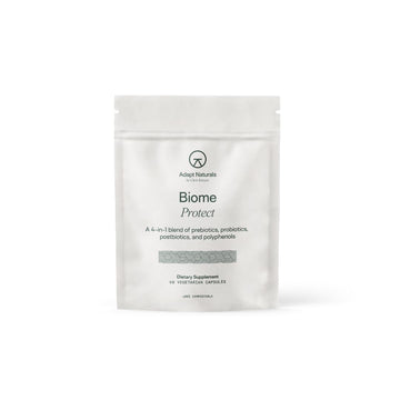 Adapt Naturals 4-in-1 Biome Protect Prebiotics, Probiotics Supplement Postbiotics & Polyphenols for Microbiome, Gut Health & Defense for Women & Men, 30 Day Supply ADAPT NATURALS BY CHRIS KRESSER Au supplements