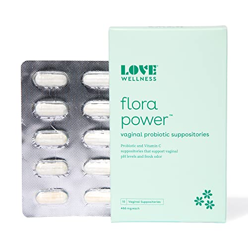 Love Wellness Vaginal Probiotic Suppositories, Flora Power | Fast-Acting Love Wellness Au supplements