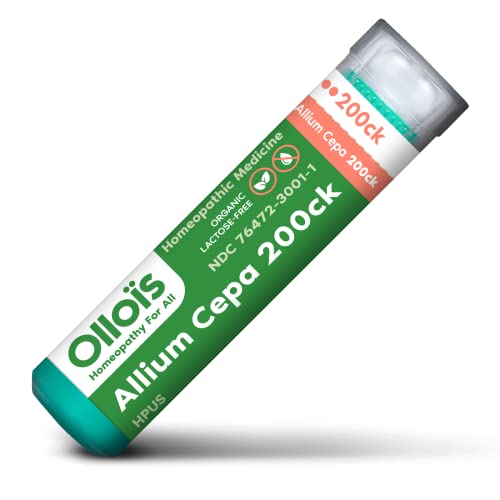 OLLOIS Allium Cepa 200ck Organic & Lactose-Free Homeopathic Medicine, 80 Pellets (Pack of 1) OLLOÏS Au supplements
