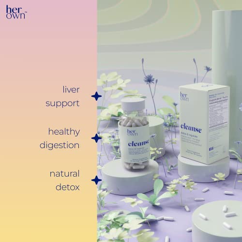 her own Cleanse, Gentle Detox, Supports Healthy Gut, Ocean Algae Cleanse, Prebiotic/Probiotic Blend her own Au supplements