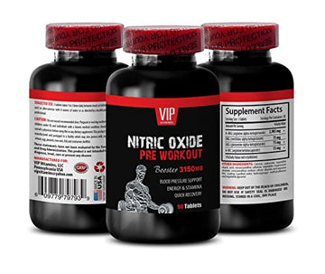 Nitric Oxide powder with L-arginine and L-glutamine - Nitric Oxide Pre-Workout Booster VIP VITAMINS Au supplements