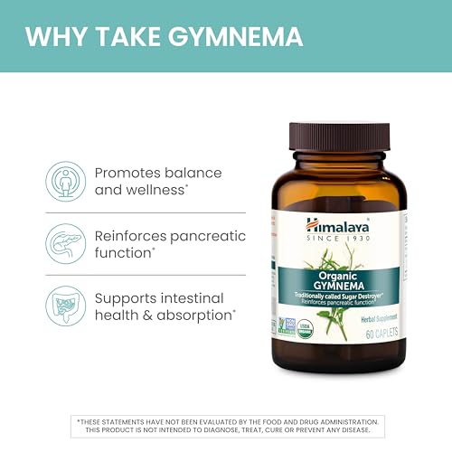 Himalaya Organic Gymnema Herbal Supplement for Weight Management, USDA Certified Himalaya Au supplements