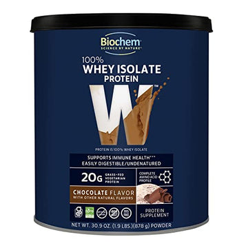Biochem, Whey Protein Powder, 20g of Protein to Support Muscles and Intense Workouts Biochem Au supplements