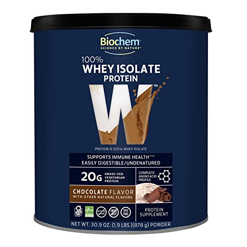 Biochem, Whey Protein Powder, 20g of Protein to Support Muscles and Intense Workouts Biochem Au supplements