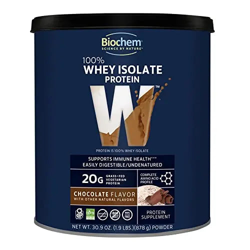 Biochem, Whey Protein Powder, 20g of Protein to Support Muscles and Intense Workouts BiochemAU supplements