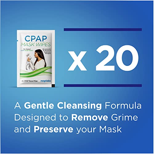 resplabs CPAP Mask Cleaning Wipes - Unscented, Alcohol-Free Cleaner RespLabs Medical Inc. Au supplements