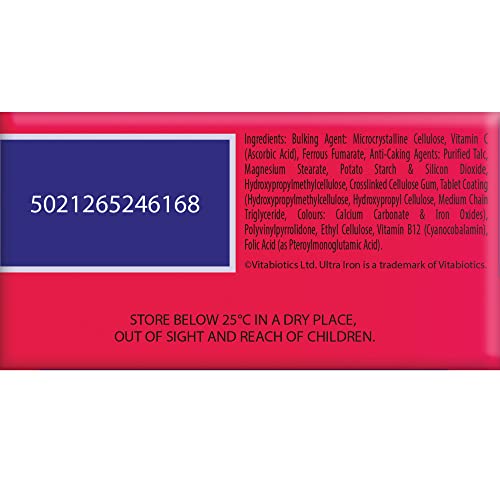 Vitabiotics Ultra Iron Tablets, Pack of 30 Vitabiotics Ultra Au supplements
