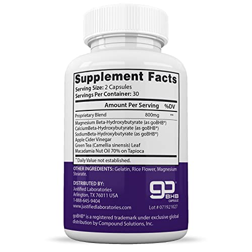 (2 Pack) Trim Life Labs Keto Pills Includes Apple Cider Vinegar Patented goBHB Justified Laboratories Au supplements