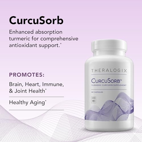 Theralogix CurcuSorb Turmeric Curcumin Supplement - 90-Day Supply - High-Absorption Theralogix Au supplements