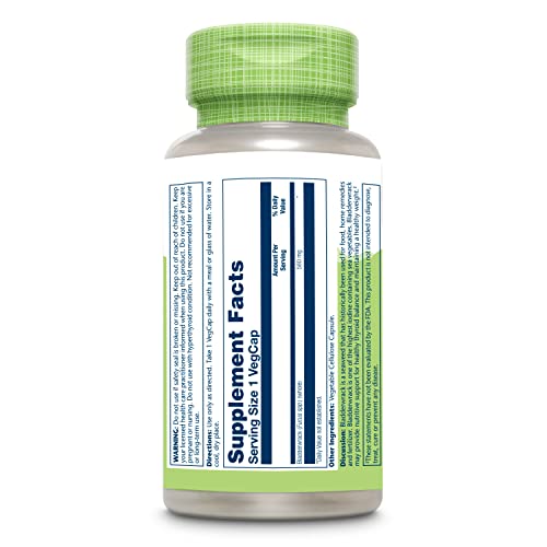 SOLARAY Bladderwrack Seaweed 580 mg Healthy Thyroid Balance and Weight Management SOLARAY Au supplements