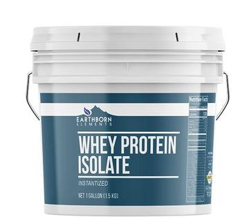 Earthborn Elements Whey Protein Isolate, 1 Gallon Bucket, Protein Powder, Unflavored Earthborn Elements Au supplements