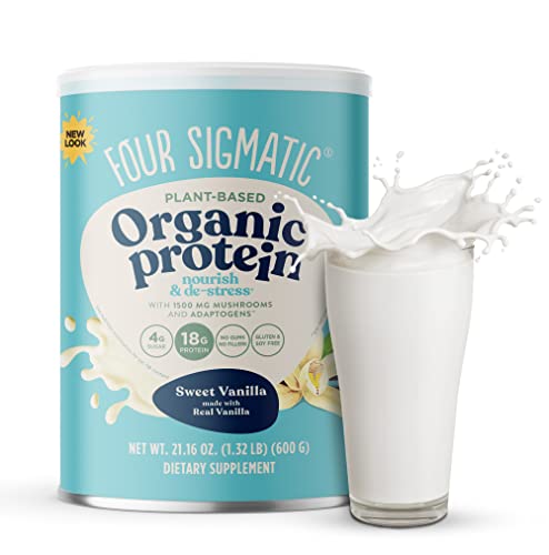 Four Sigmatic Organic Vegan Protein Powder | 18g Plant-Based Protein per Serving Four Sigmatic Au supplements