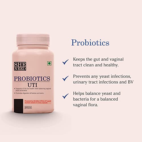 Vishopy, Track UTI PROBIOTICS Supplement for Men Women – 20 Billion CFUs with 7 Strains VishopyUS supplements