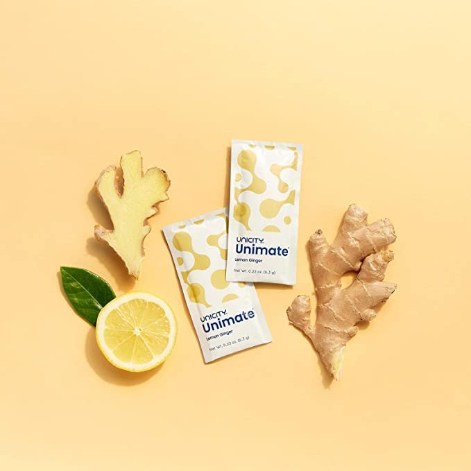 Ourtown Unicity Unimate Green Mate Leaf Powder Extract with Lemon and Ginger Flavor Ourtown Au supplements