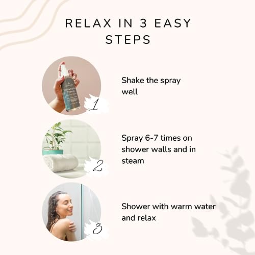 Eucalyptus Shower Spray Spa Feel - Escape to Serene Eucalyptus Forest (1200+ Sprays) Calmveda Au supplements