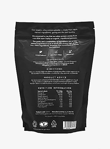 Total Whey | Organic Whey Protein Powder | Whey from Grass-fed Cows | 500g Powder G&G Vitamins Au supplements