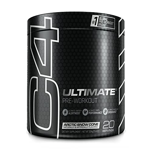 C4 Ultimate Pre Workout Powder Arctic Snow Cone - Sugar Free Preworkout Energy Cellucor Au supplements