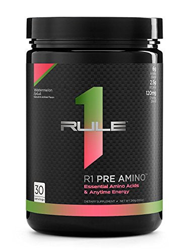 Rule 1 Proteins – Watermelon Splash, Anytime Energy Boost, R1 Pre Amino Acid Complex Rule 1 ProteinsAU supplements