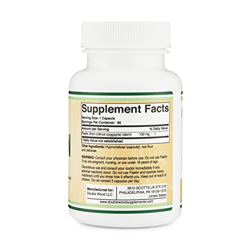 Fisetin Supplement - 100mg of Bioactive Flavnonols, 60 Count (Natural Bioflavonoid Double Wood Supplements Au supplements