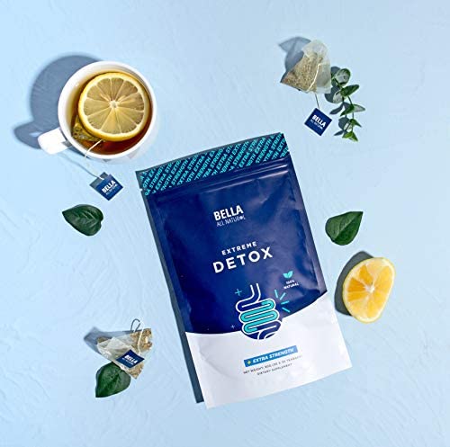Bella All Natural Extreme Detox Tea - Body Cleanse, Colon Cleanser & Detox, Natural Herbs Bella All Natural Au supplements