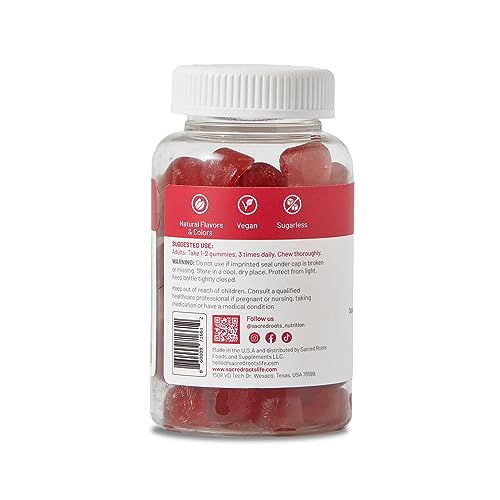Sacred Roots Sugar-Free, Apple Cider Vinegar Gummies, 60 Gummies – Supports Healthy Sacred Roots Au supplements