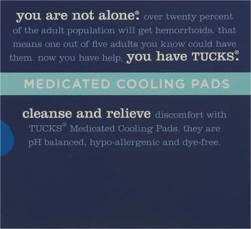TUCKS Medicated Cooling Pads, 100 Count – Hemorrhoid Pads with Witch Hazel, Cleanses Sensitive Areas, Protects from Irritation, Hemorrhoid Treatment, Medicated Pads Used by Hospitals TUCKS Au supplements