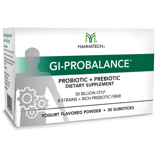 Mannatech Prebiotics and Probiotics, 30 Slimsticks, Yogurt Flavor, GI-ProBalance w/MannaBiotic Blend Mannatech Au supplements