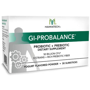 Mannatech Prebiotics and Probiotics, 30 Slimsticks, Yogurt Flavor, GI-ProBalance w/MannaBiotic Blend Mannatech Au supplements