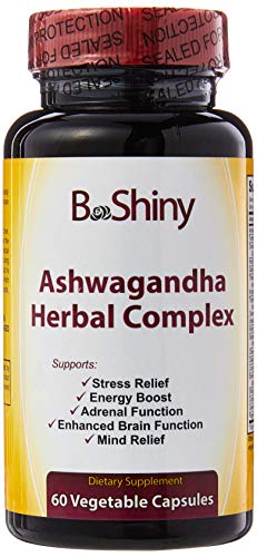BeShiny Ashwagandha Complex with termeric Cinnamon Basil Leaf Supports a Healthy BeShiny Au supplements