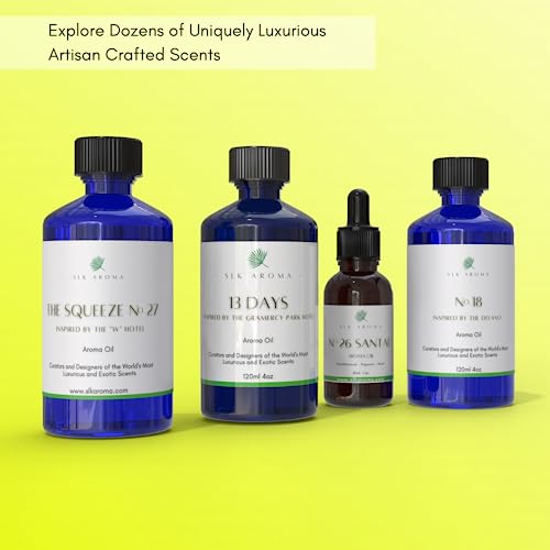 SLK Aroma, Santal Aroma Diffuser Oil, No. 26, Ultra Luxury Niche Blend of The Finest Essential Oils SLK Aroma Au supplements