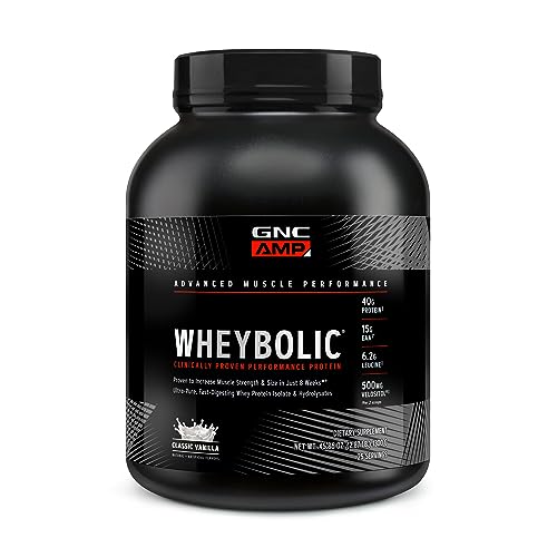 GNC AMP Wheybolic Protein Powder | Targeted Muscle Building and Workout Support GNC Au supplements