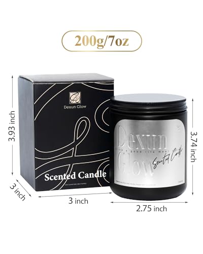 Aromatherapy Candle, Handcrafted with Natural Soy Wax and Essential Oils for Home Scented Dexun Glow Au supplements