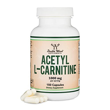Acetyl L-Carnitine 1,000mg Per Serving, 150 Capsules (ALCAR for Brain Function Support Double Wood Supplements Au supplements