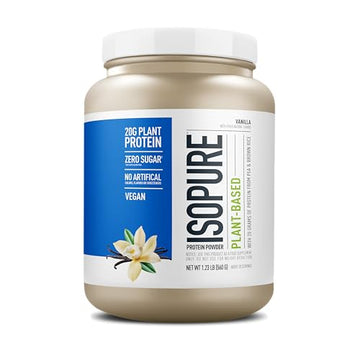 Isopure Vanilla Vegan Protein Powder, with Monk Fruit Sweetener & Amino Acids, Post Work Isopure Au supplements
