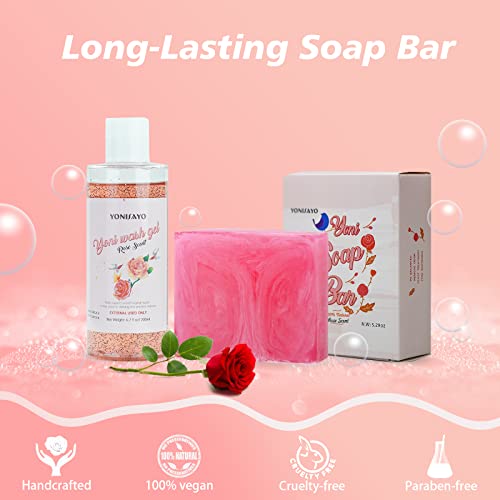 Yoni Wash & Yoni Oil & Yoni Soap for Women Set, 5.29oz Yoni Soap Bar, 2 * 30ml Feminine Oil, 6.7 fl.oz yonisayo Au supplements
