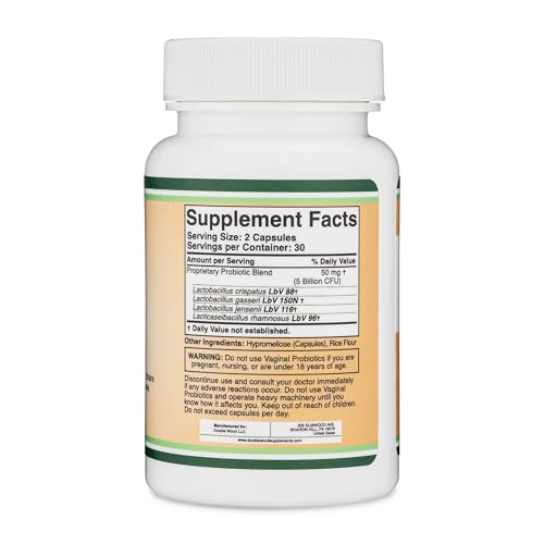 Vaginal Probiotics for Women - Four Probiotics Clinically Studied for Vaginal PH Balance Double Wood Supplements Au supplements