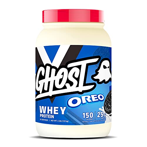GHOST Whey Protein Powder, Oreo - 2LB Tub, 25G of Protein - Cookies & Cream Flavored GHOST Au supplements