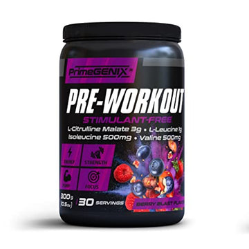 PrimeGENIX Stimulant-Free Pre Workout Powder for Men and Women - Energy Boost Drink PrimeGENIX Au supplements