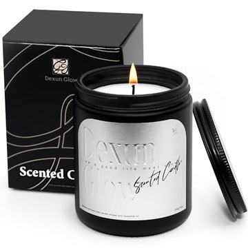 Aromatherapy Candle, Handcrafted with Natural Soy Wax and Essential Oils for Home Scented Dexun Glow Au supplements