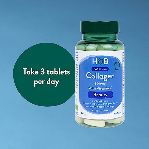 Holland & Barrett Bovine Collagen Tablet 3000mg 90 Tablets Holland & Barrett Au supplements