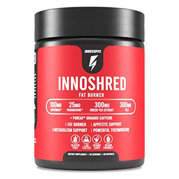 Inno Shred - Day Time Fat Burner | 100mg Capsimax, Grains of Paradise, Organic Caffeine InnoSupps Au supplements