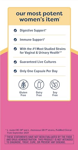 Renew Life Women's Probiotic Capsules, Supports pH Balance for Women, Vaginal Renew Life Au supplements